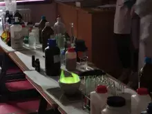 Szkoły Podstawowej KREATYWNI w Rumi - pokazy chemiczne