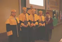 Inauguracja roku akademickiego 2025/2026 na Wydziale Chemii UG - wręczanie zespołowej nagrody rektora