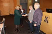 Nagrodzeni, prof. Janusz Rak i prof. Piotr Skurski