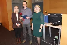 Nagrodzony dr hab. Łukasz Haliński