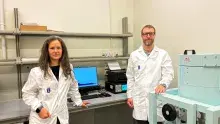 dr hab. Dagmara Strumińska-Parulska, prof. UG i dr Grzegorz Olszewski