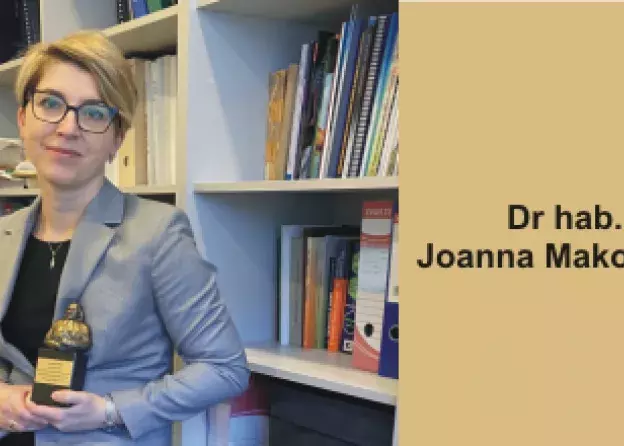 Dr hab. Joanna Makowska, prof. UG laureatką nagrody „Nauczyciel Roku”