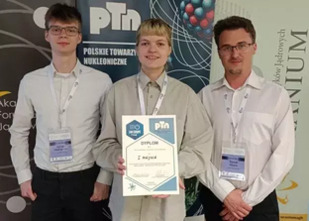 I miejsce w konkursie „Innovation for Nuclear -…