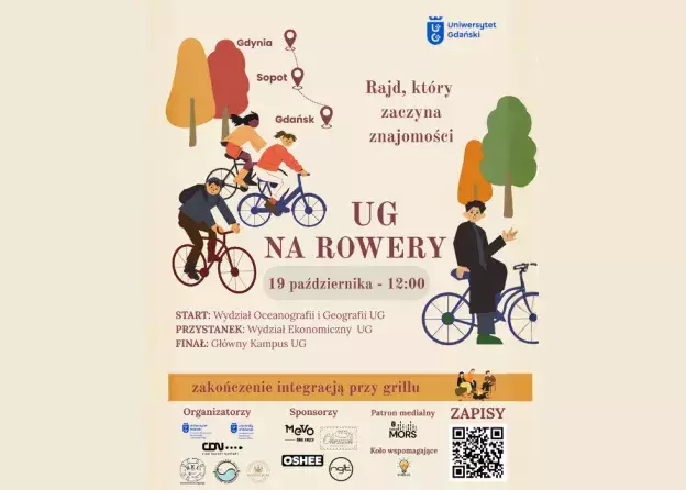 UG NA ROWERY – Rajd, który zaczyna znajomości!