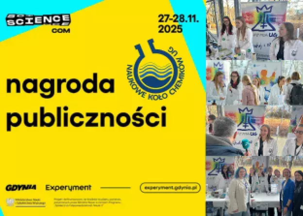 Naukowe Koło Chemików UG zwycięzcą plebiscytu ScienceCom 2025!