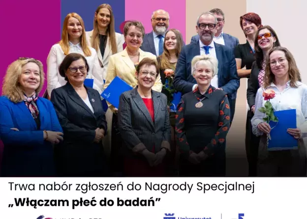 Nagroda Specjalna Rektora „Włączam płeć do badań” - nabór zgłoszeń do 4. edycji konkursu
