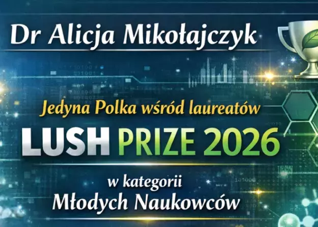 Dr Alicja Mikołajczyk z nominacją do nagrody Lush…