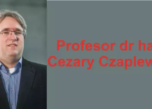 Nominacja profesorska dla prof. Cezarego Czaplewskiego z Wydziału Chemii