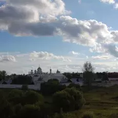 Widok na kreml w Suzdalu. 